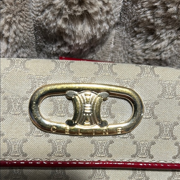 Celine Tan and Red Wallets with Monogram Pattern - Picture 11 of 11